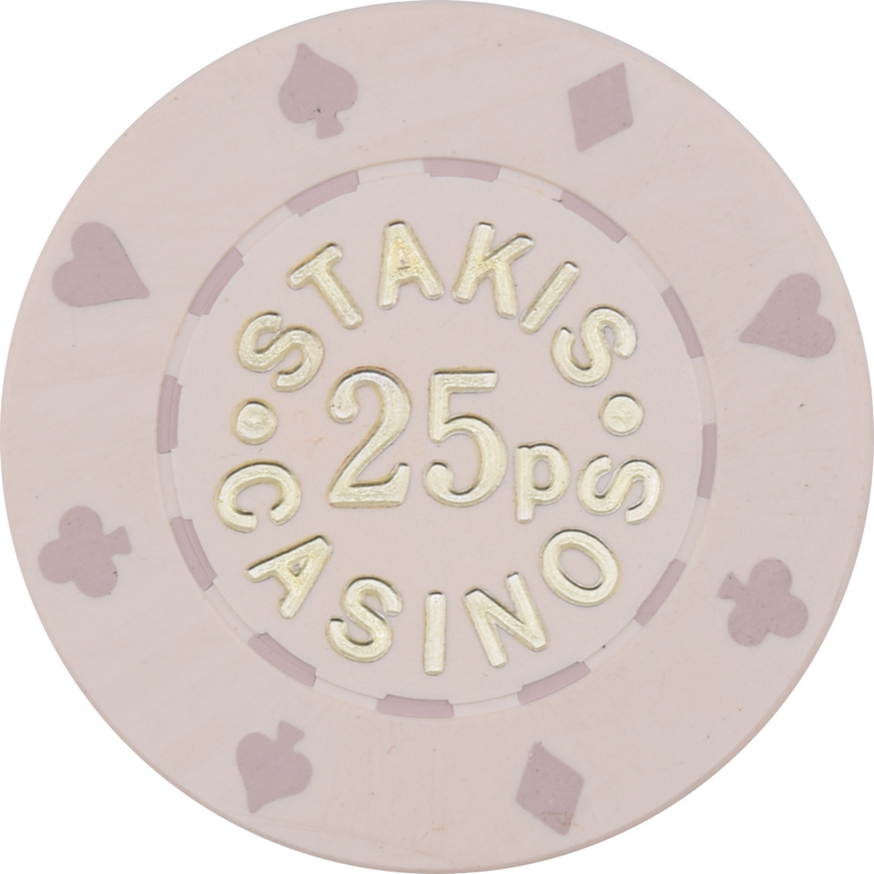 Stakis Casinos United Kingdom UK 25p 8 Suits Chip