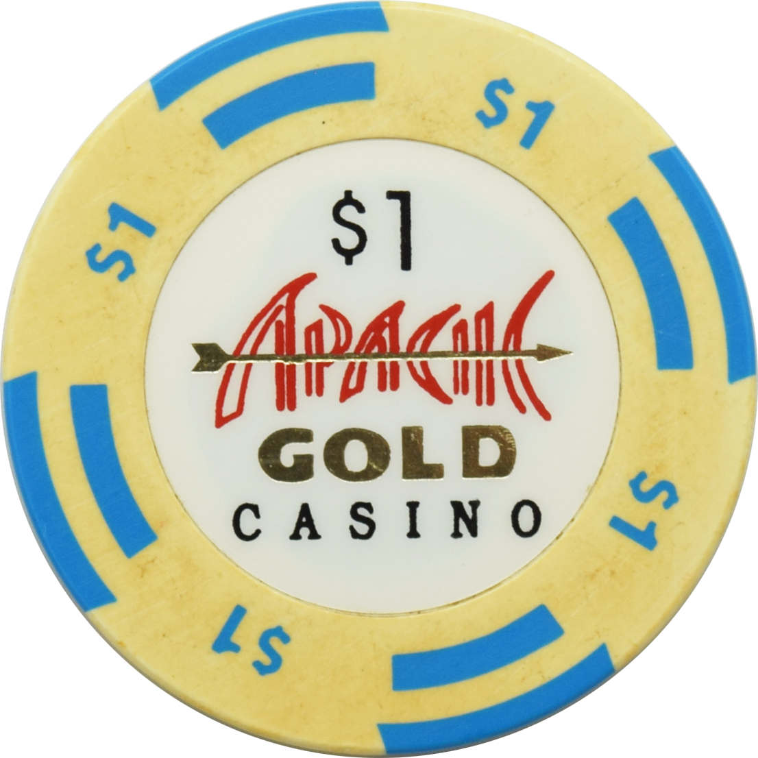 Apache Gold Casino Resort San Carlos Arizona $1 Chip