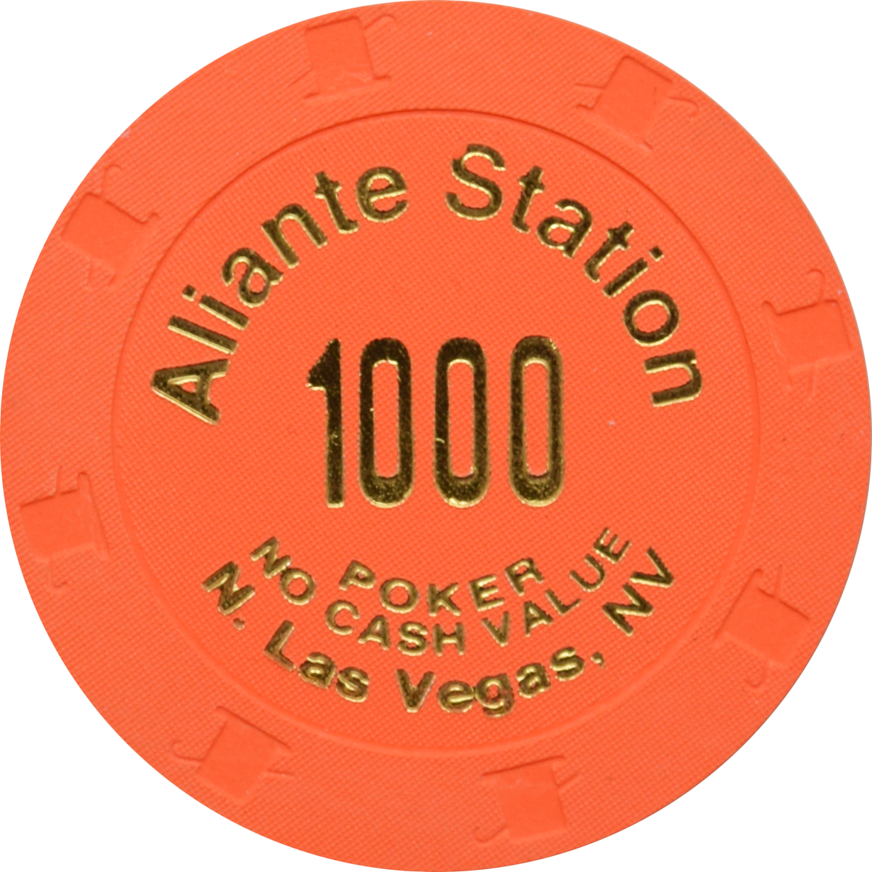 Aliante Station Casino N. Las Vegas Nevada $1000 NCV Chip 2009