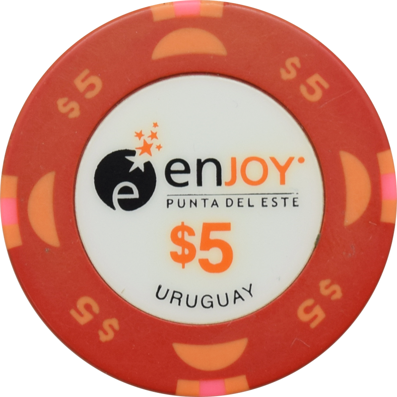 Enjoy Punta del Este Resort and Casino Punta del Este Uruguay $5 Chip