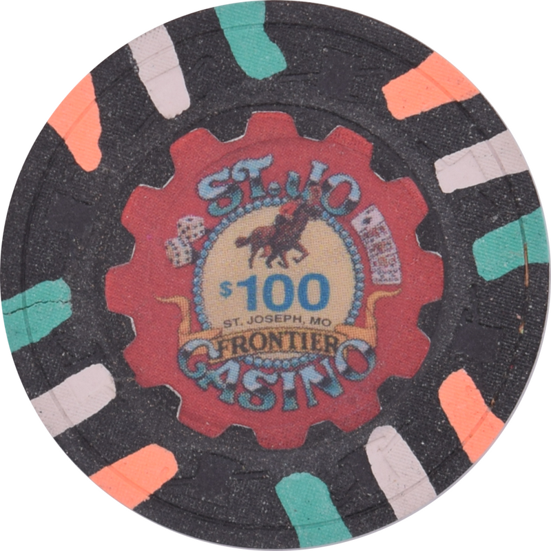 St. Jo Frontier Casino St. Joseph Missouri $100 Chip