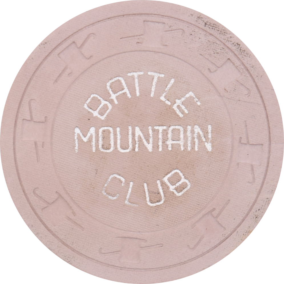 Battle Mountain Club Battle Mountain Nevada $1 Chip 1959