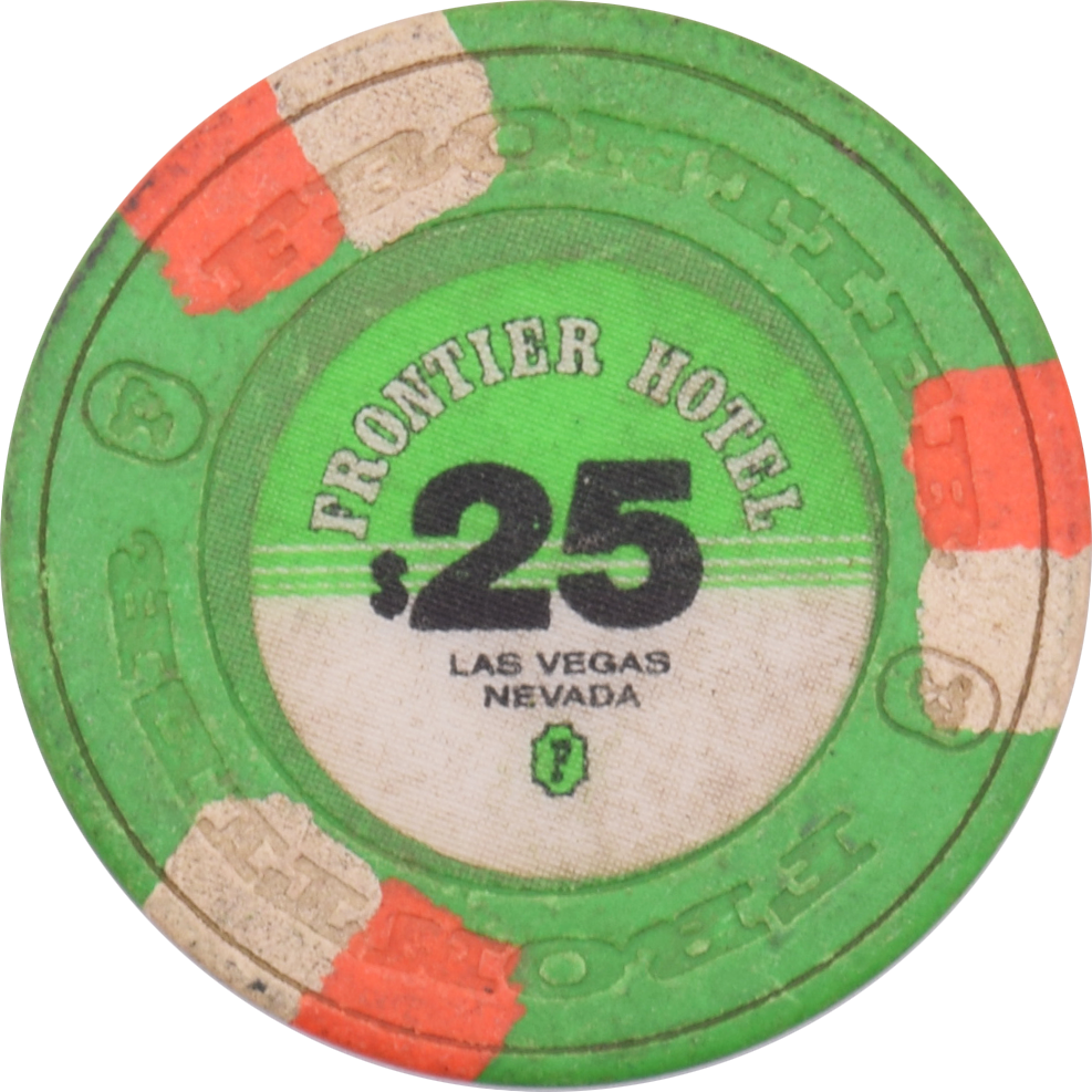 Frontier Hotel Casino Las Vegas Nevada $25 Chip 1988