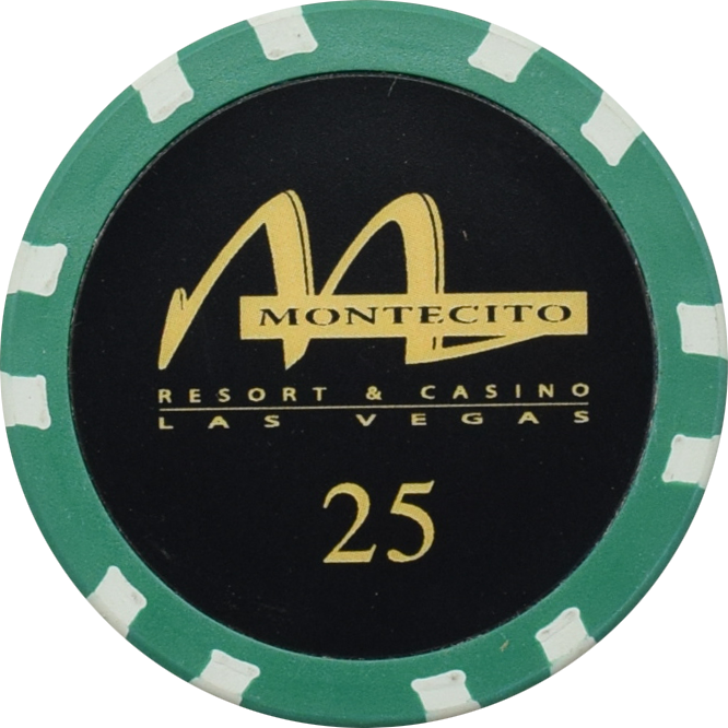 Montecito Casino Las Vegas TV Series Prop $25 Chip