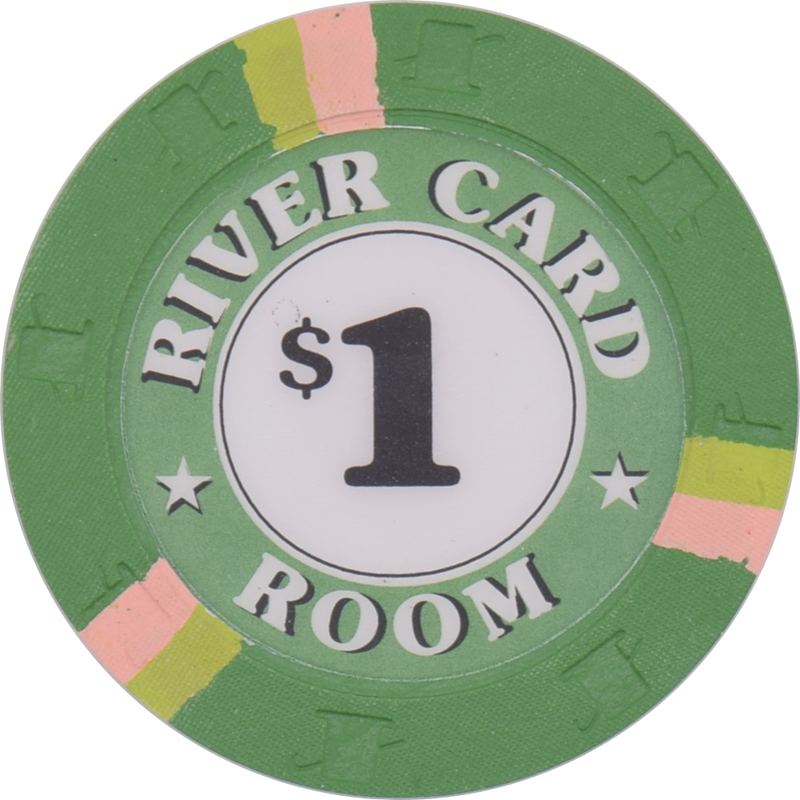 River Card Room Petaluma California $1 Chip