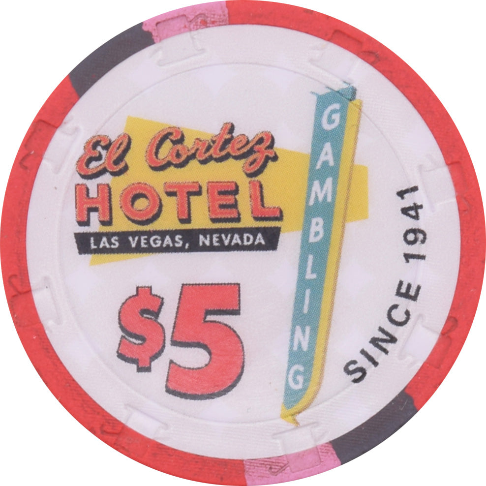 El Cortez Casino Las Vegas Nevada $5 Chip 2023