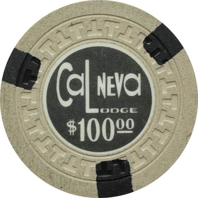 Cal-Neva Lodge Casino Lake Tahoe Nevada $100 Chip 1962