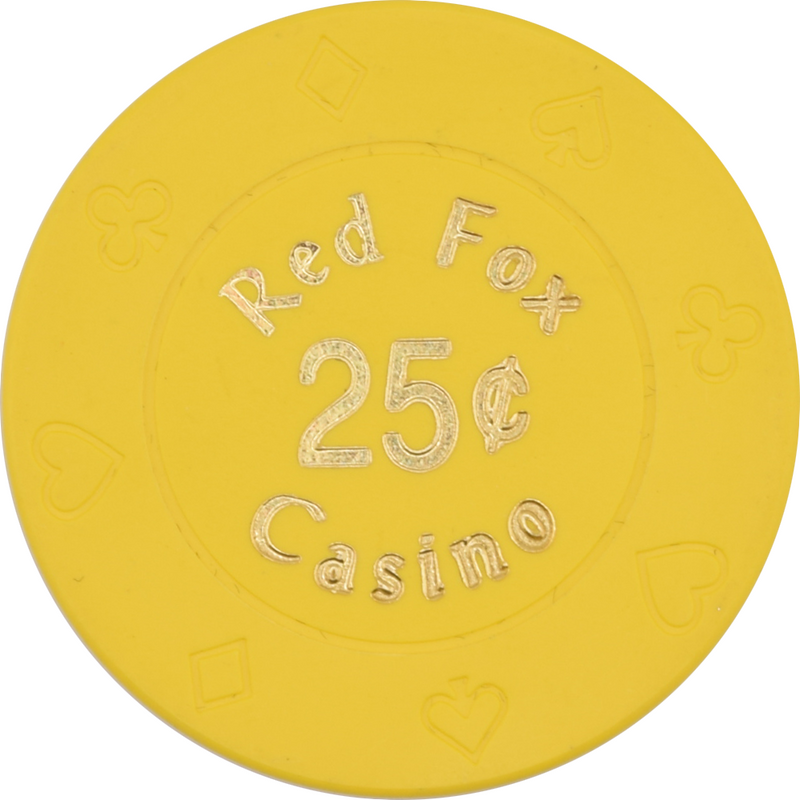 Red Fox Casino Laytonville California 25 Cent Chip