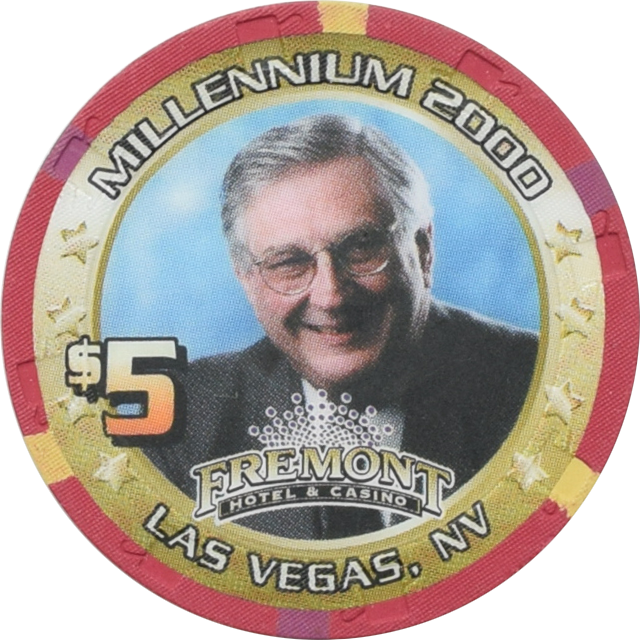 Fremont Casino Las Vegas Nevada $5 Sam Boyd Millennium Chip 1999