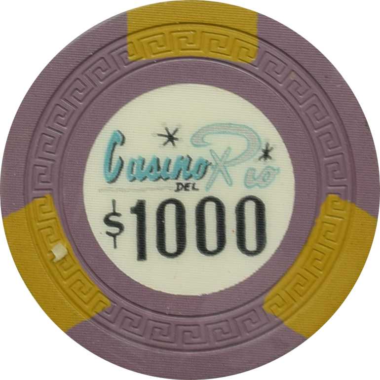 Casino Del Rio Habana Cuba $1000 Chip