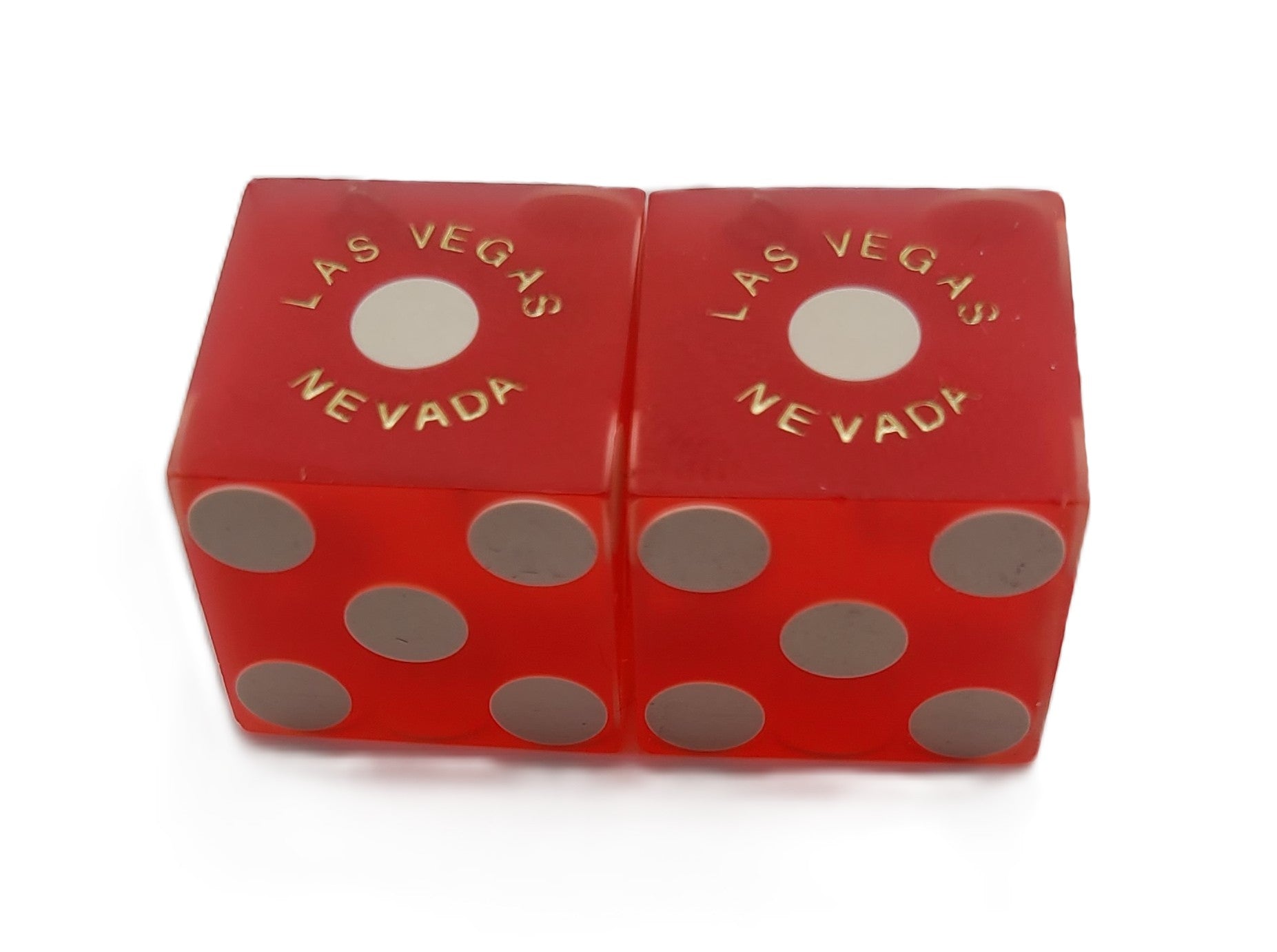 South Coast Casino Las Vegas Nevada Pair of Used Matching Dice