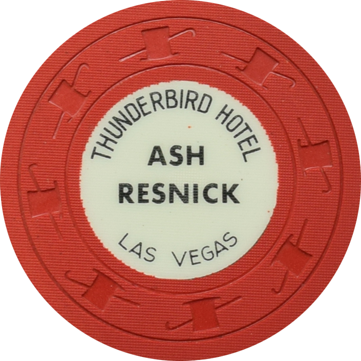 Thunderbird Casino Las Vegas Nevada $1 Ash Resnick Chip 1962