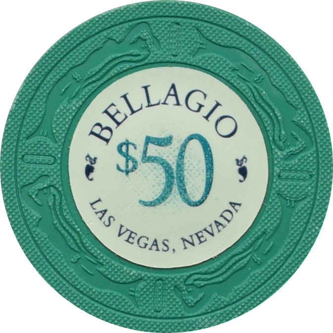 Bellagio Casino Las Vegas Nevada Ocean's Eleven Movie Prop $50 Chip