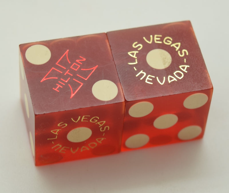 Las Vegas Hilton Used Casino Dice Las Vegas Nevada 1980's