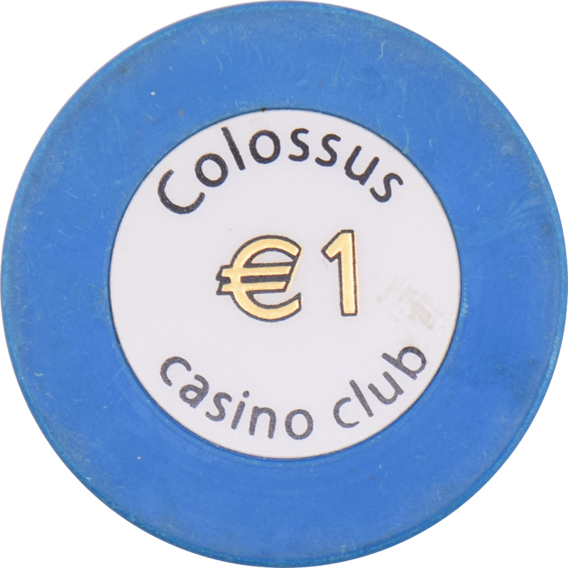 Colossus Casino Club Dublin Ireland €1 Chip