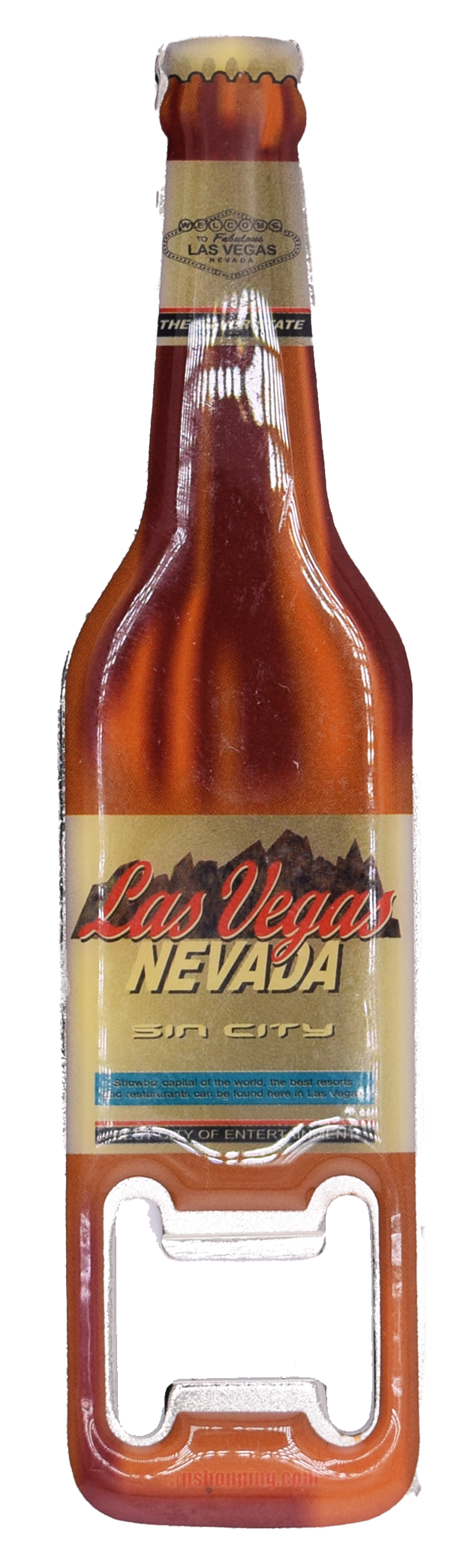 Las Vegas Sin City Bottle Opener