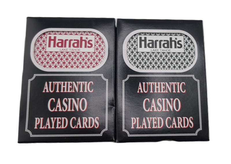 Harrah's Casino Used Playing Cards Lake Tahoe Nevada