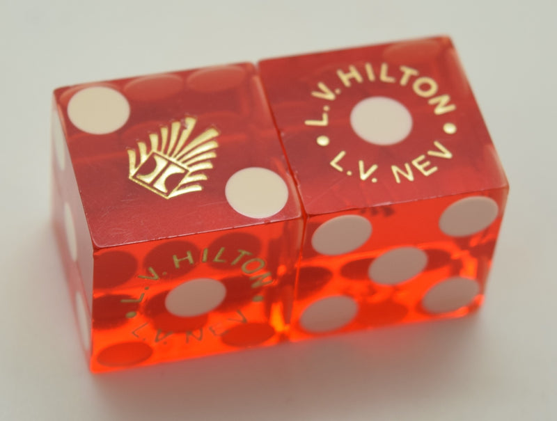 Las Vegas Hilton Used Casino Dice Las Vegas Nevada 2000's