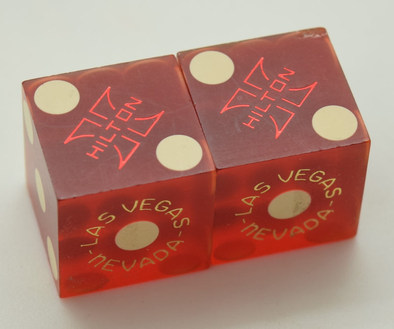 Las Vegas Hilton Used Casino Dice Las Vegas Nevada 1980's