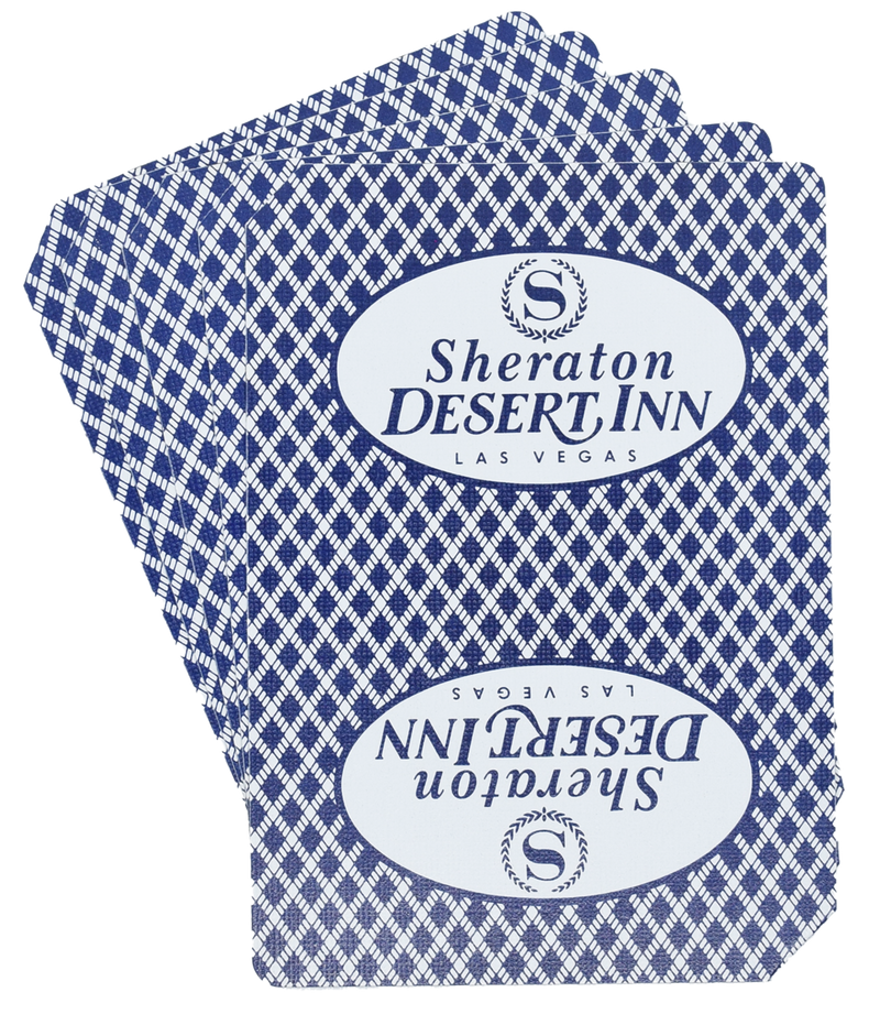 Sheraton Desert Inn Casino Las Vegas Nevada Used Blue Playing Card Deck