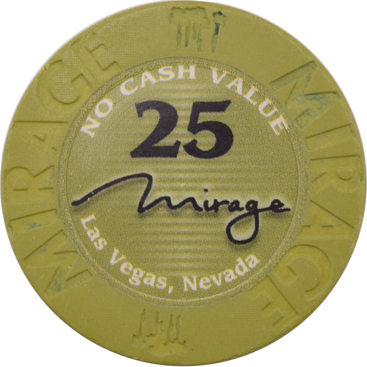 Mirage Casino Las Vegas Nevada $25 NCV Chip 2006