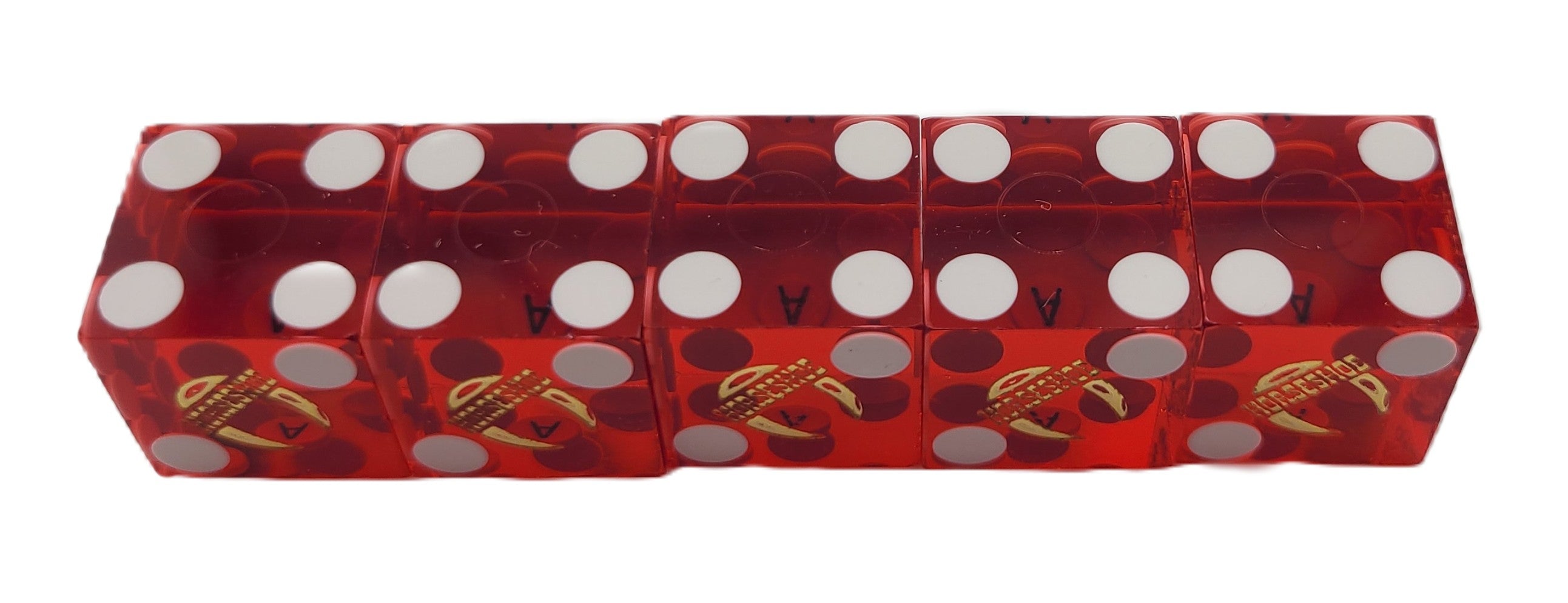 Horseshoe Casino Robinsonville MS Used Stick of 5 Dice