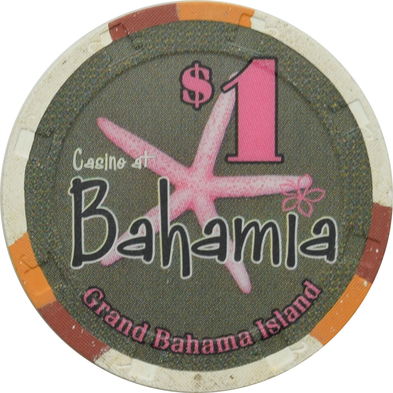 Bahamia Casino Freeport Bahamas $1 Chip