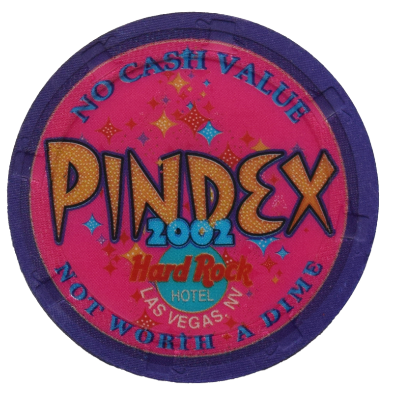 Hard Rock Hotel Pindex 2002 NCV Chip Las Vegas Nevada Purple