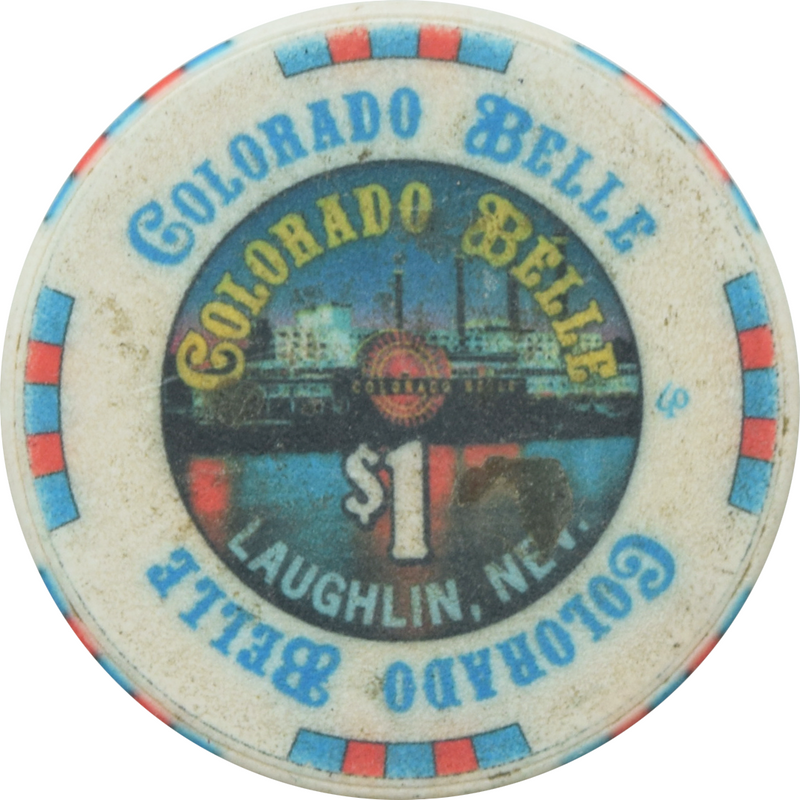 Colorado Belle Casino Laughlin Nevada $1 Chip 2014