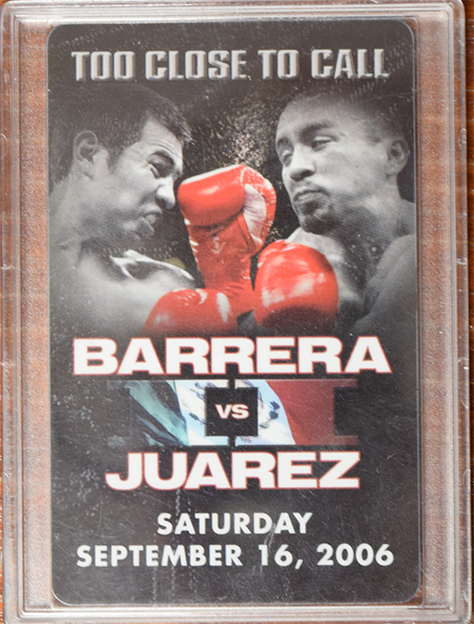 MGM Grand Casino Las Vegas Nevada New Barrera VS Juarez Boxing Blackjack Layout