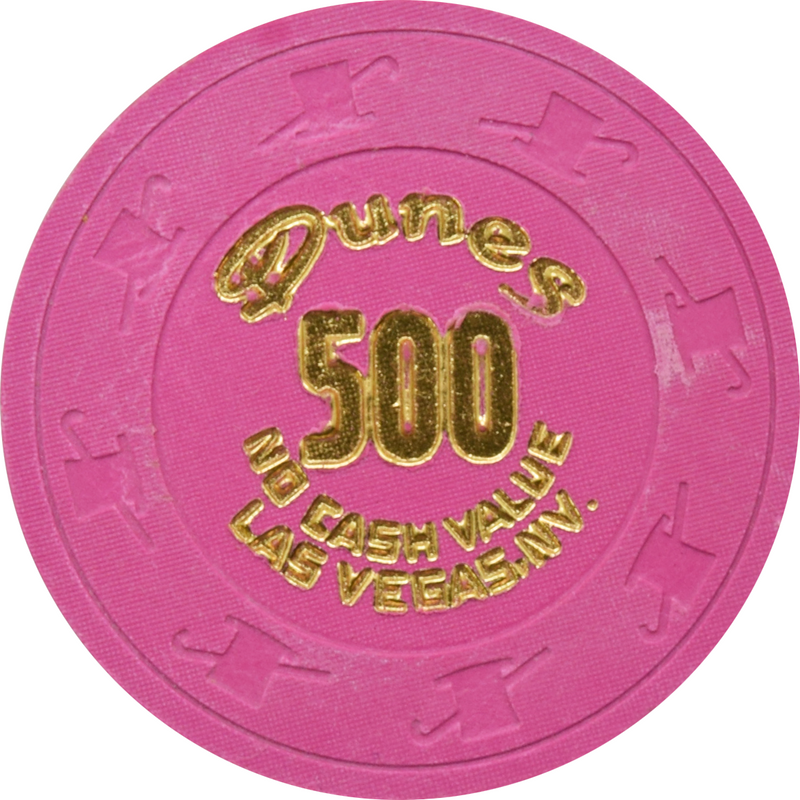 Dunes Casino Las Vegas Nevada $500 NCV Chip 1980s