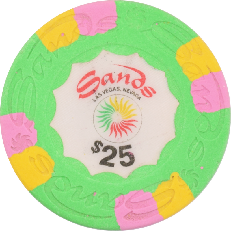 Sands Casino Las Vegas Nevada $25 Chip 1989