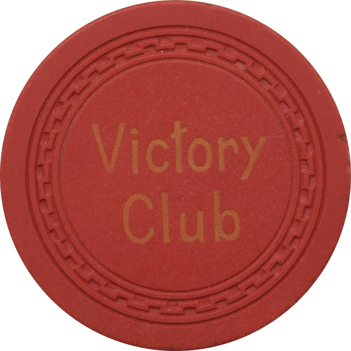 Victory Club Casino Pittman Nevada Red Roulette Chip 1952