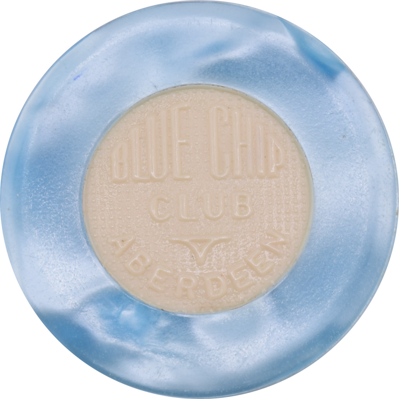 Blue Chip Club Casino Aberdeen United Kingdom UK £1 Jeton Chip 43mm