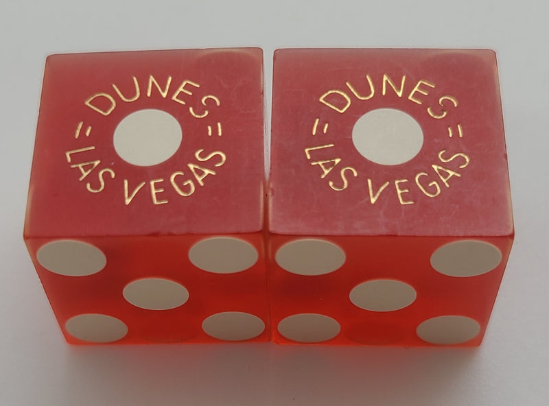 Dunes Casino Used Dice Las Vegas Nevada 1970's