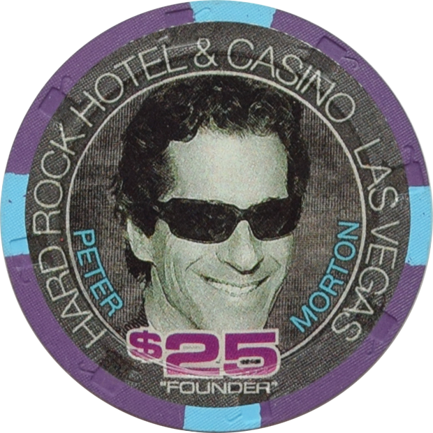 Hard Rock Casino Las Vegas Nevada $25 Peter Morton Chip 2006