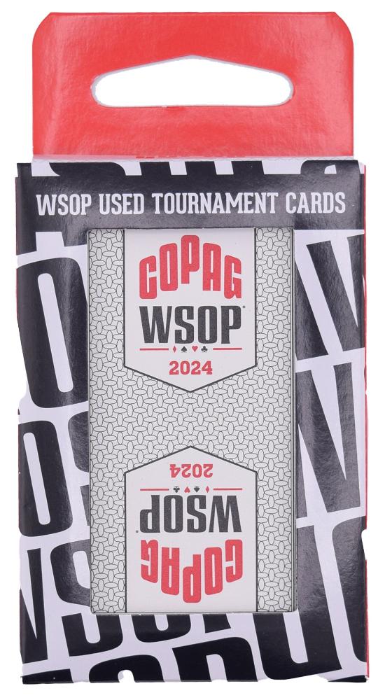 Copag WSOP 2024 Tournament Played 100% Plastic Playing Cards - Narrow Size (Bridge)