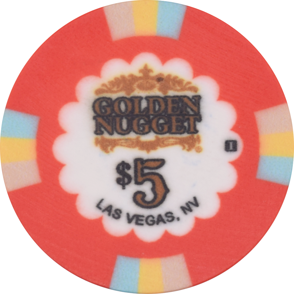 Golden Nugget Casino Las Vegas Nevada $5 Chip 2021