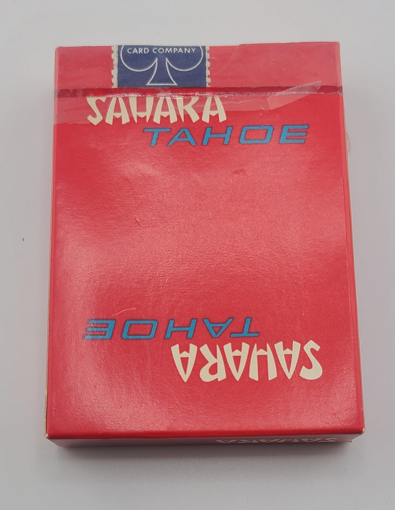 RARE New Casino Playing Cards - Sahara Tahoe Casino Sealed Red Deck