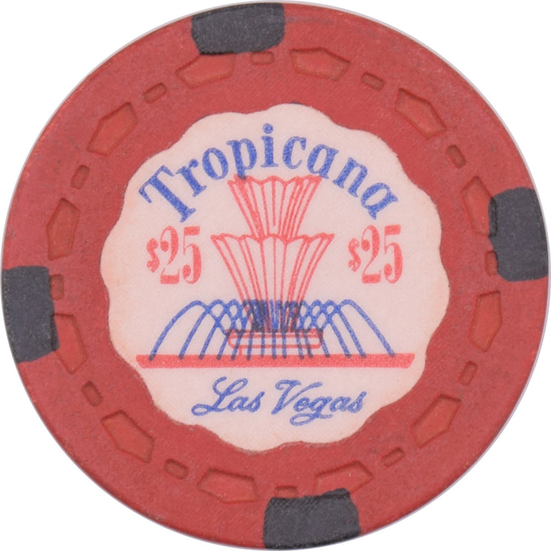 Tropicana Casino Las Vegas Nevada $25 Red Chip 1957