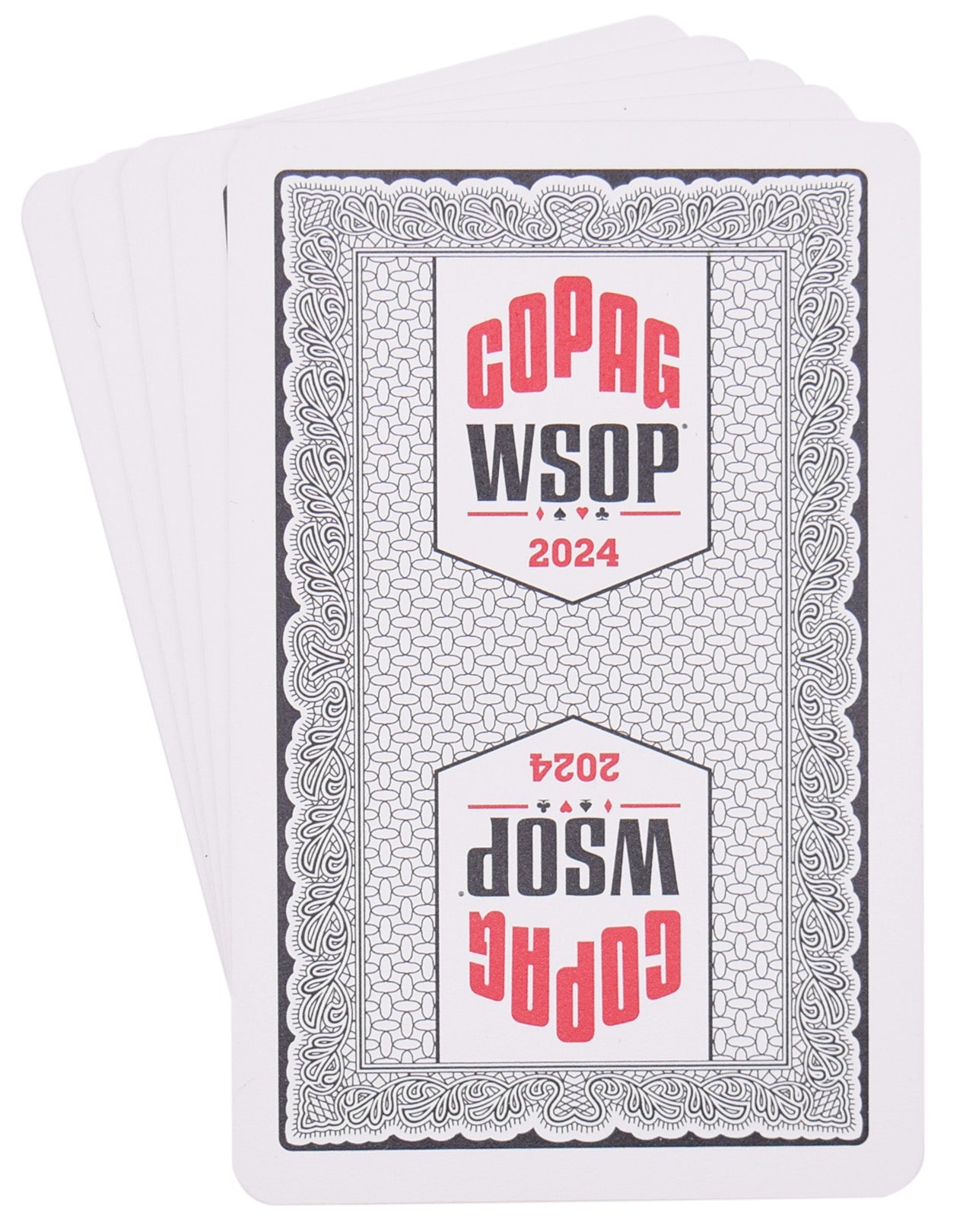 Copag WSOP 2024 Tournament Played 100% Plastic Playing Cards - Narrow Size (Bridge)