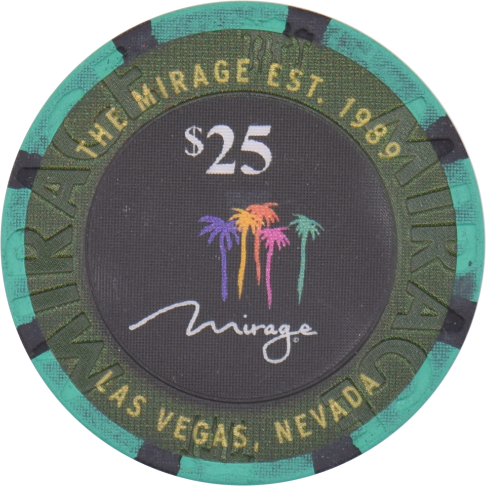 Mirage Casino Las Vegas Nevada $25 30th Anniversary Hotel Chip 2019