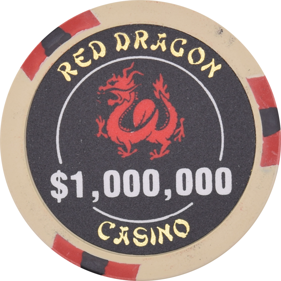 Red Dragon Casino Las Vegas Nevada $1,000,000 Chip 2000