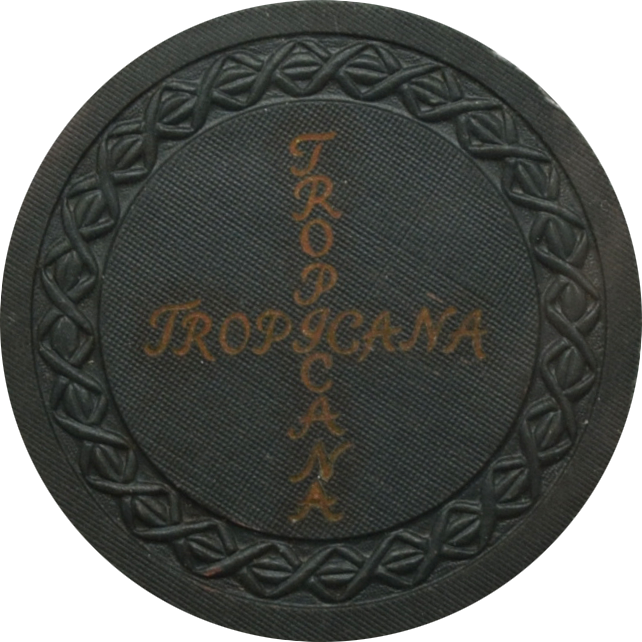 Tropicana Casino Havana Cuba Black Roulette Chip