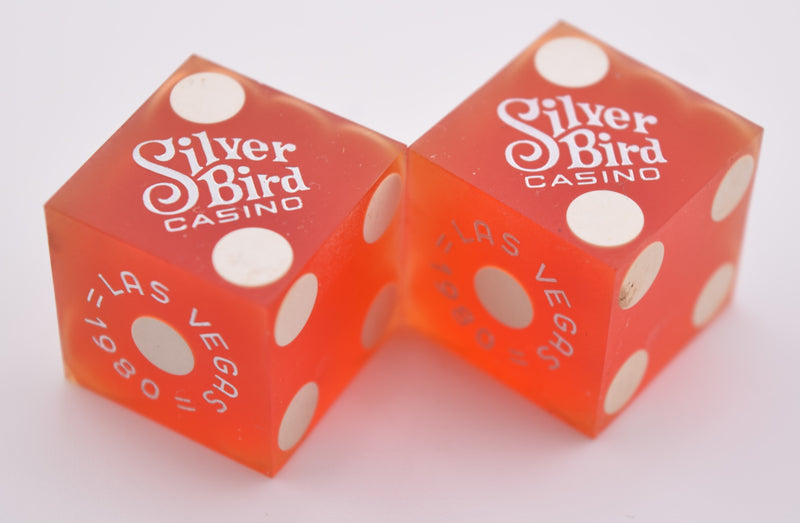 Silver Bird Casino Las Vegas Nevada Pair of Dice