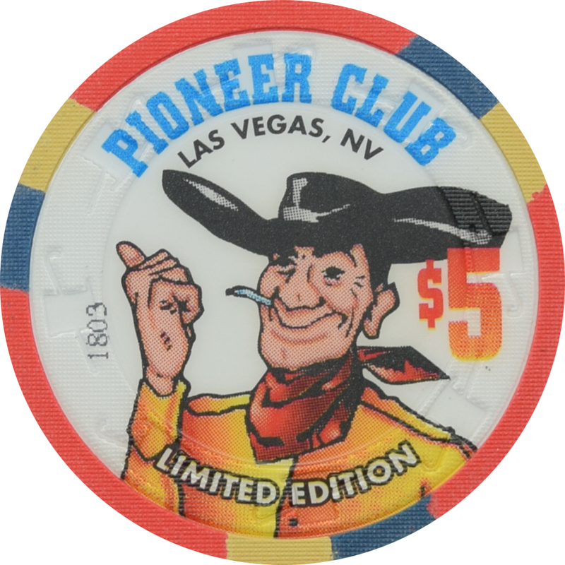 Pioneer Club Casino Las Vegas Nevada Gambling Legalized in Nevada 1931 Chip 1995