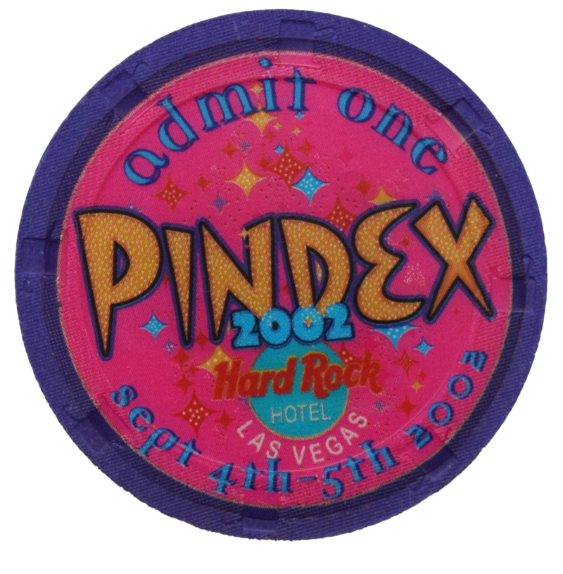 Hard Rock Hotel Pindex 2002 NCV Chip Las Vegas Nevada Purple