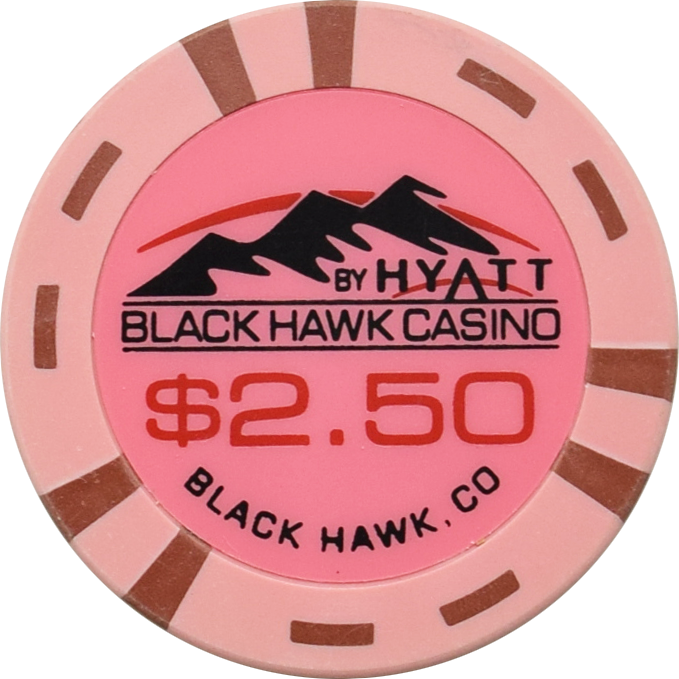 Black Hawk Casino by Hyatt Black Hawk Colorado $2.50 Chip