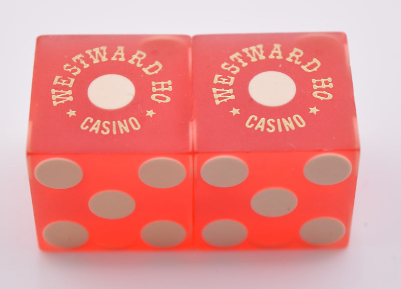 Westward Ho Casino Las Vegas Nevada Pair of Dice