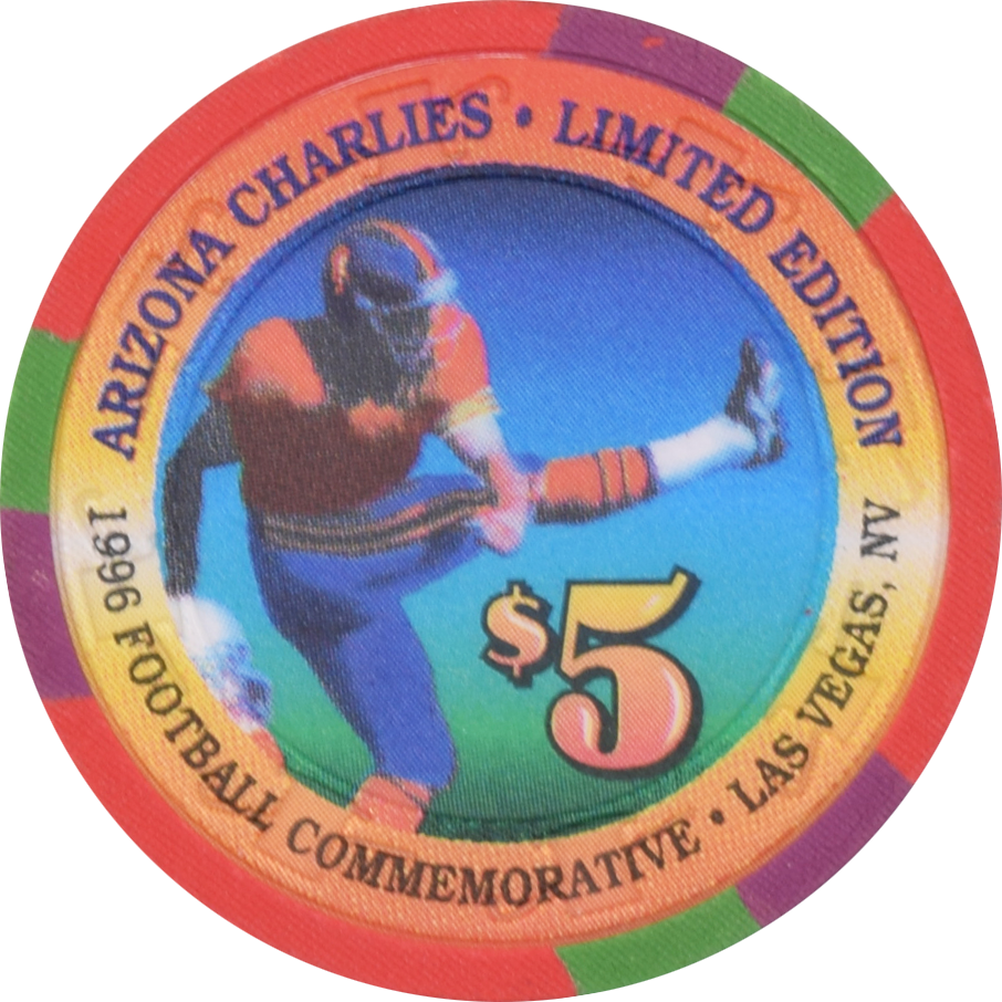 Arizona Charlie's Casino Las Vegas Nevada $5 The Kicker Chip 1996